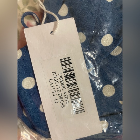 NWT Reformation Juliette Dress Lazuli 💙 - Picture 7 of 8